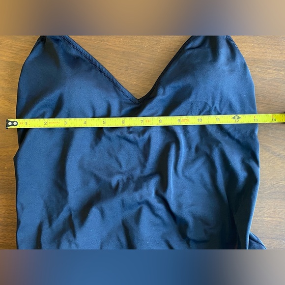 PINK Victoria's Secret Black Halter One Piece Bathing Suit Med - Picture 3 of 7